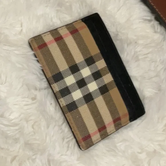 Burberry Black & Brown Plaid Tote Bag - Picture 6 of 8